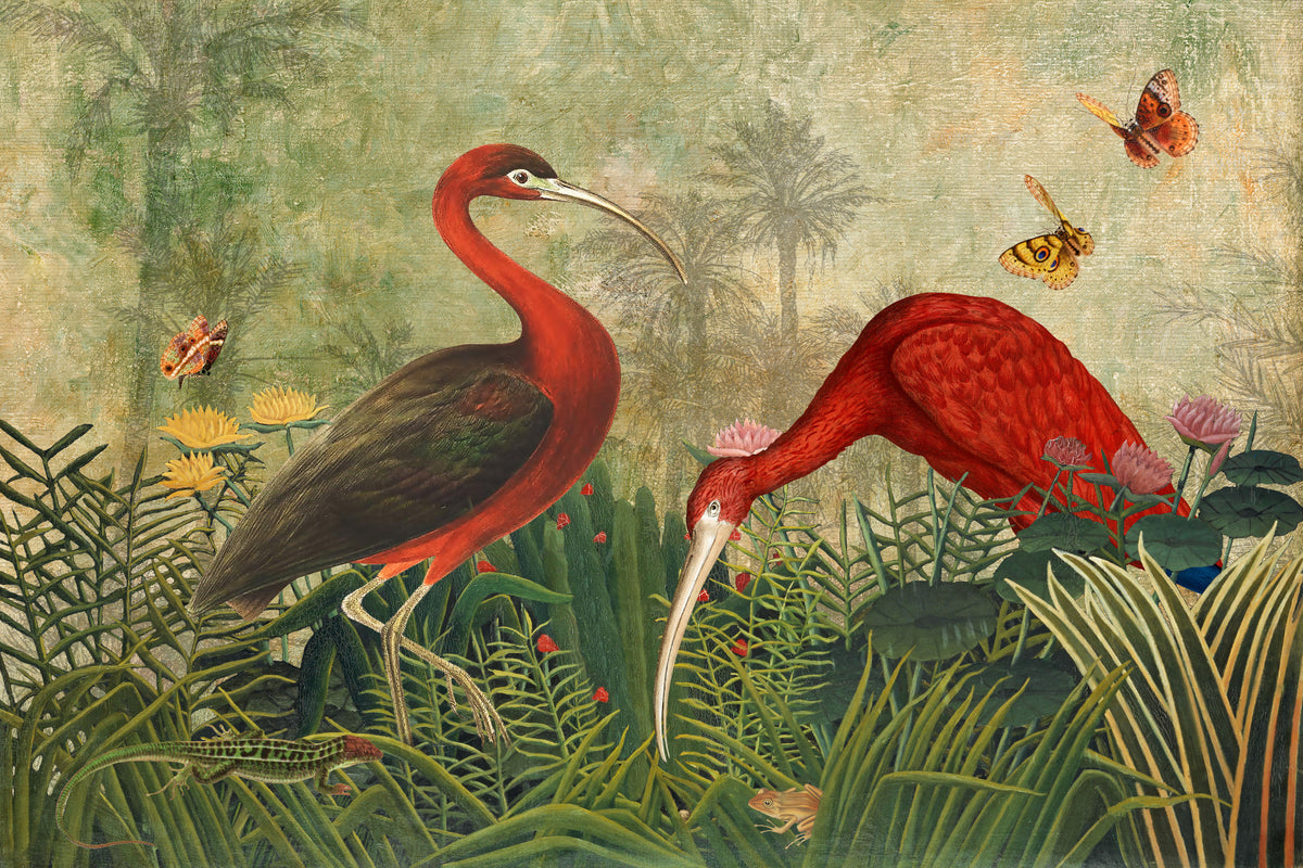 Hidden Oasis Wall Mural in your room — zoomed
