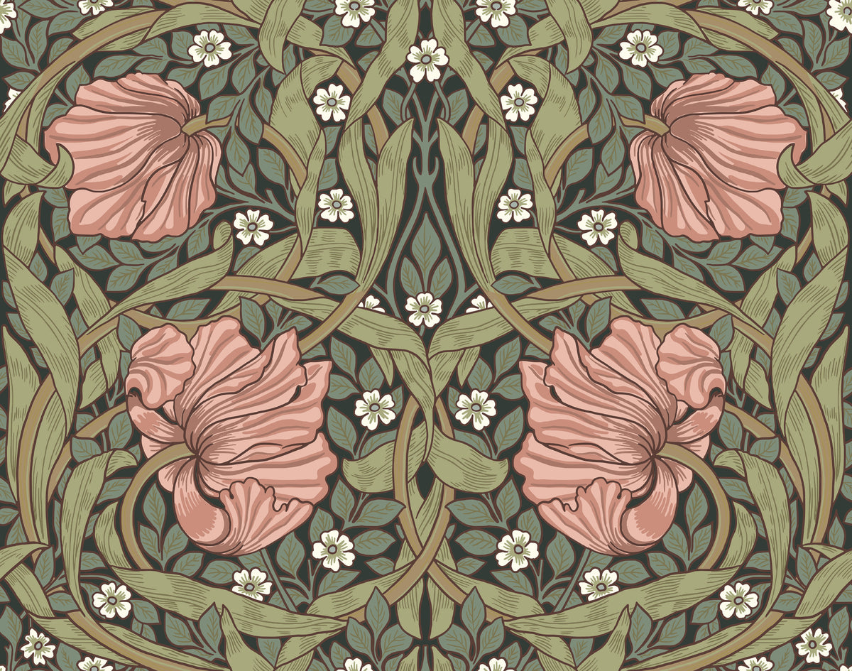 Pimpernel by William Morris 7 Wallpaper⁠ in your room — zoomed