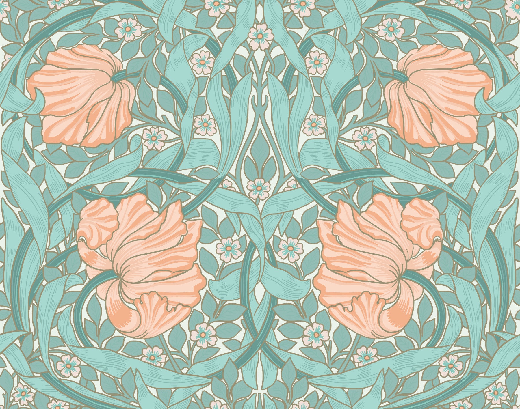 Pimpernel by William Morris 10 Wallpaper⁠