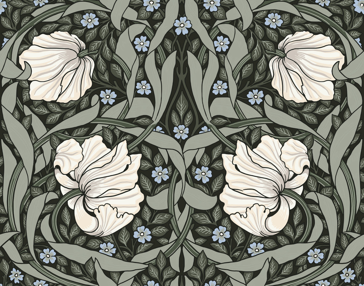 Pimpernel by William Morris 17 Wallpaper⁠ in your room — zoomed