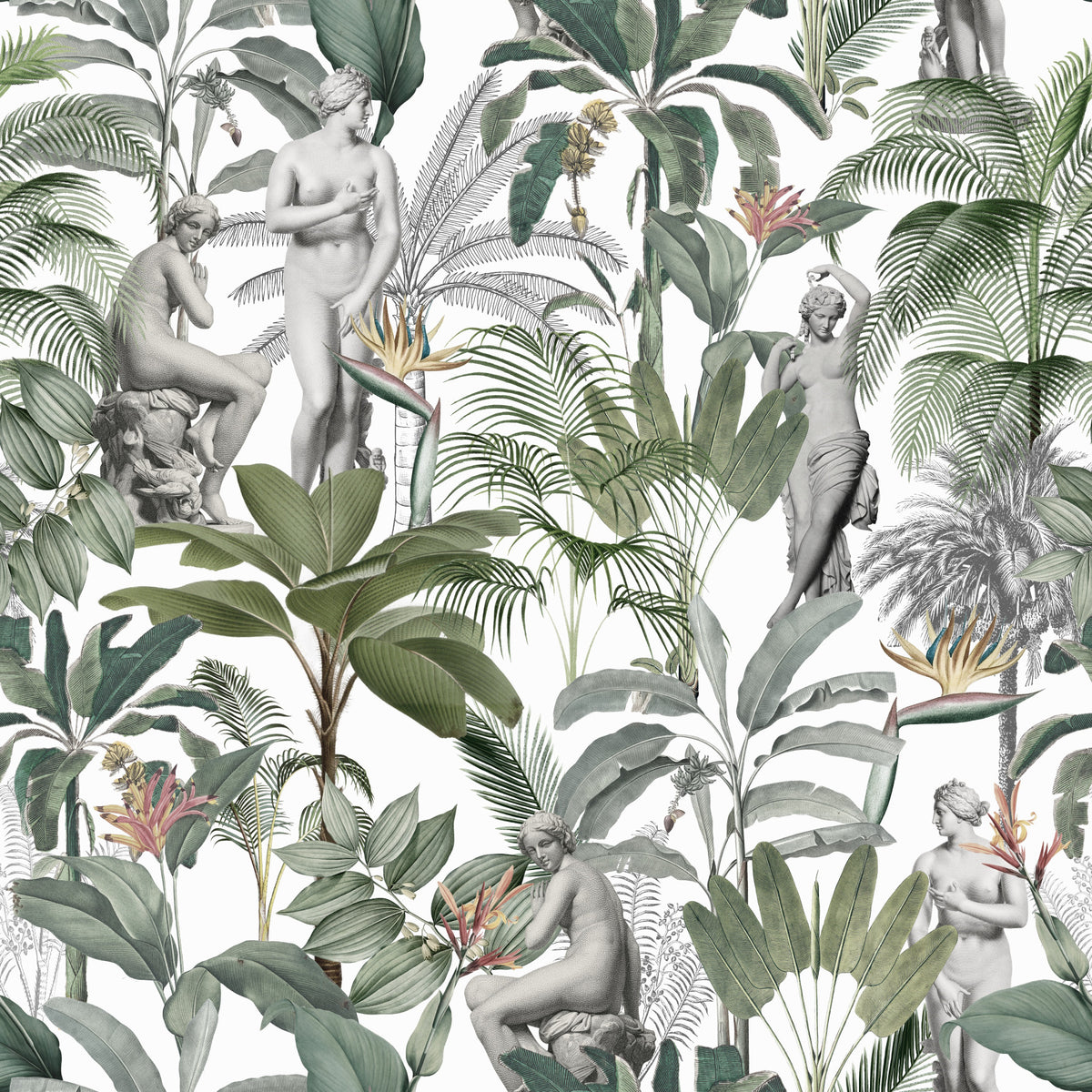 Sculptural Tropics Wallpaper⁠