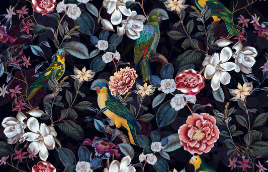 Midnight Garden Rhapsody Wallpaper⁠