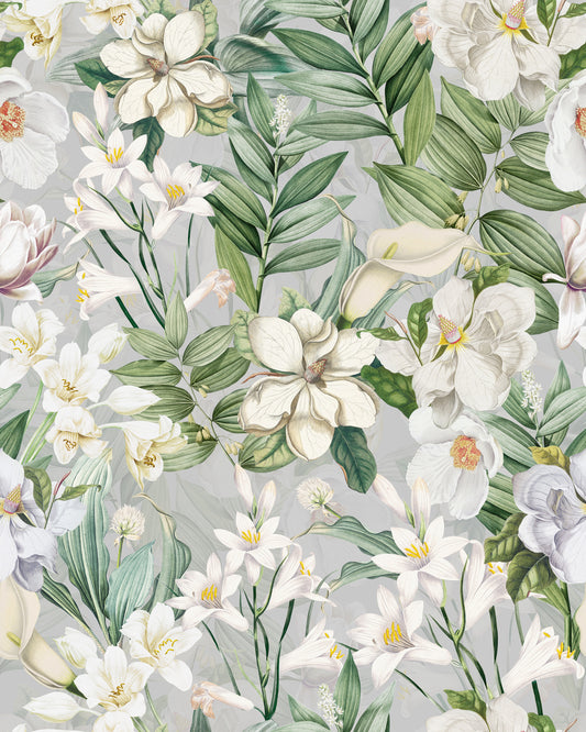 Serene Botanical Bloom 1 Wallpaper⁠