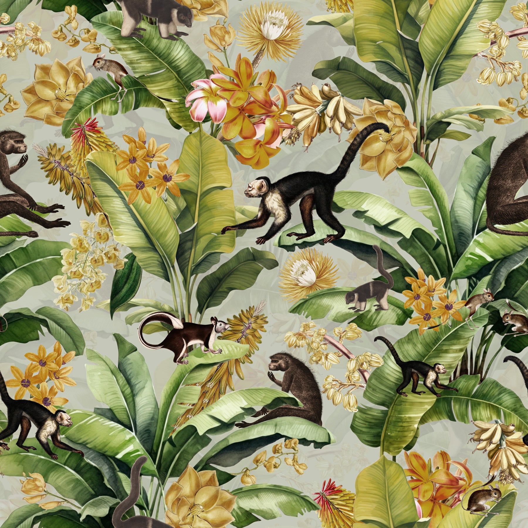 Golden Jungle Paradise Wallpaper⁠