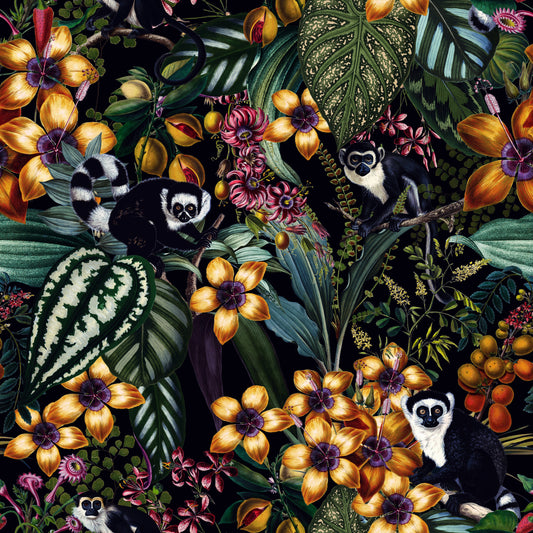 Lemur's Secret Garden Wallpaper⁠