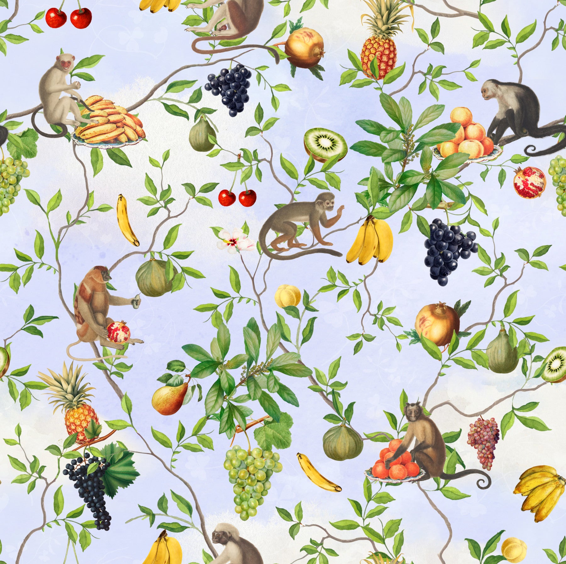 Tropical Monkey Business 1 Wallpaper⁠