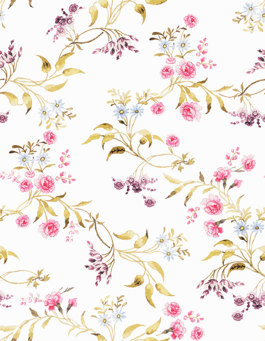 Vintage Rose Garden 4 Wallpaper⁠