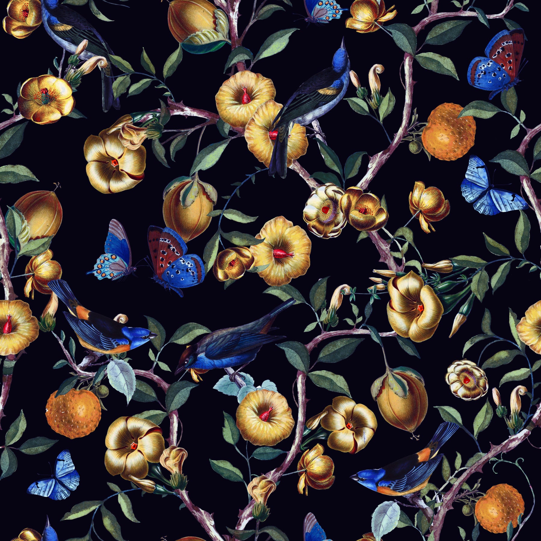 Nocturnal Garden Wallpaper⁠