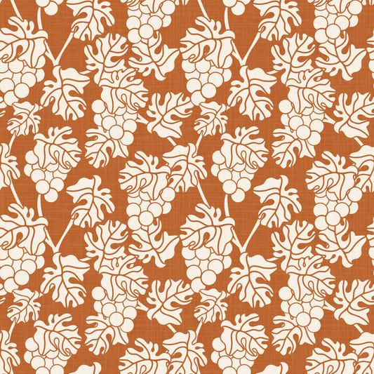 Mediterranean Vineyard terracotta Wallpaper⁠