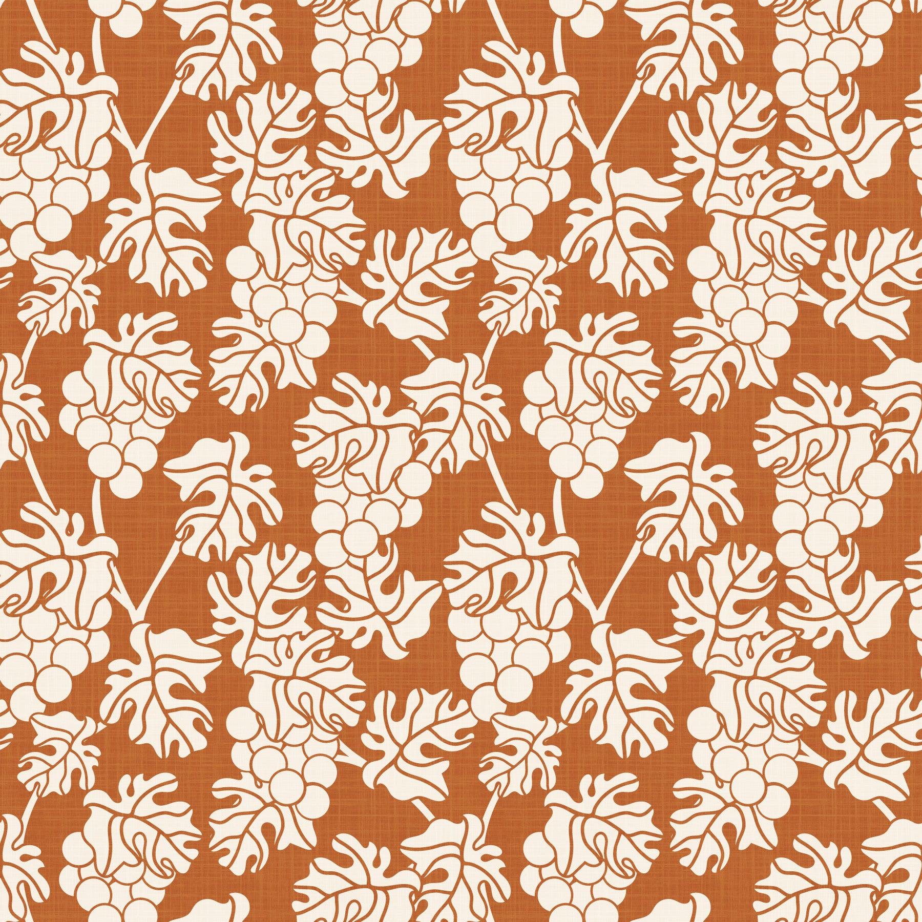 Mediterranean Vineyard terracotta Wallpaper⁠