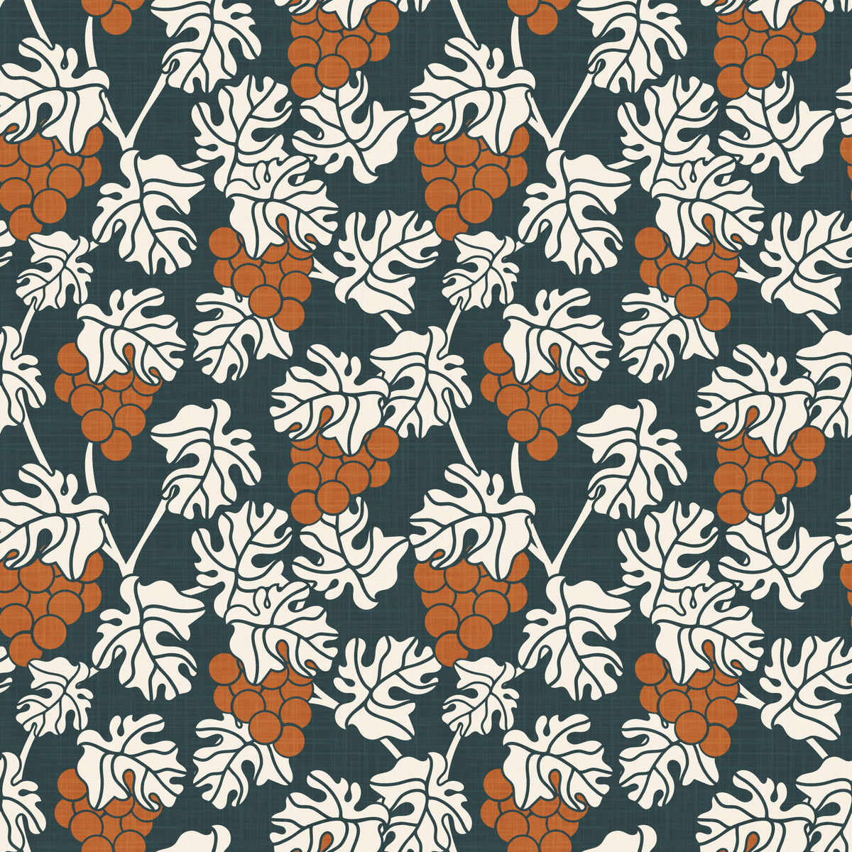 Mediterranean Vineyard Blue Wallpaper⁠ in your room — zoomed