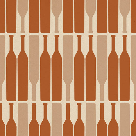 Modern Geometric Wine Cellar Wallpaper⁠