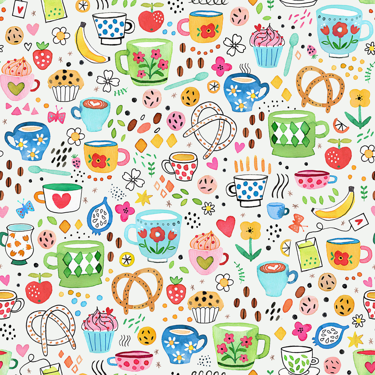 Vintage Kitchen Food Restaurant Wallpaper⁠