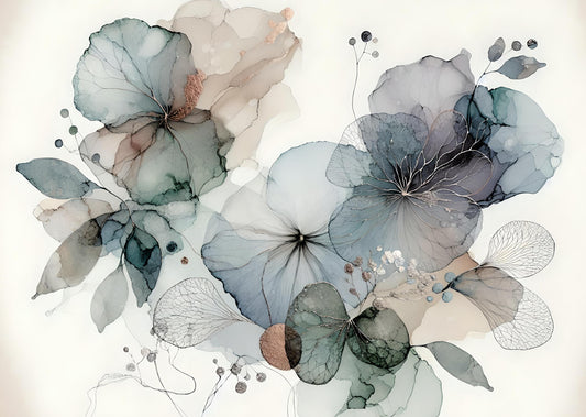 Dreamy Florals Wall Mural