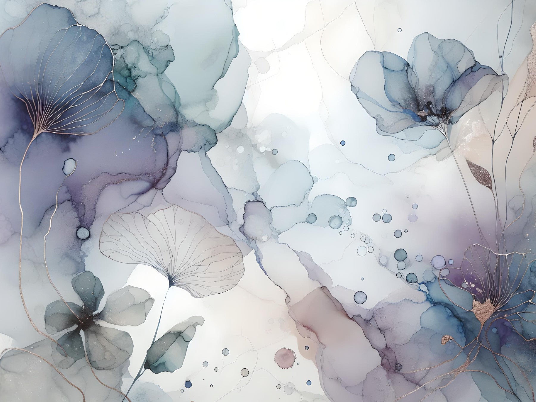 Dreamy Petals 2 Wall Mural