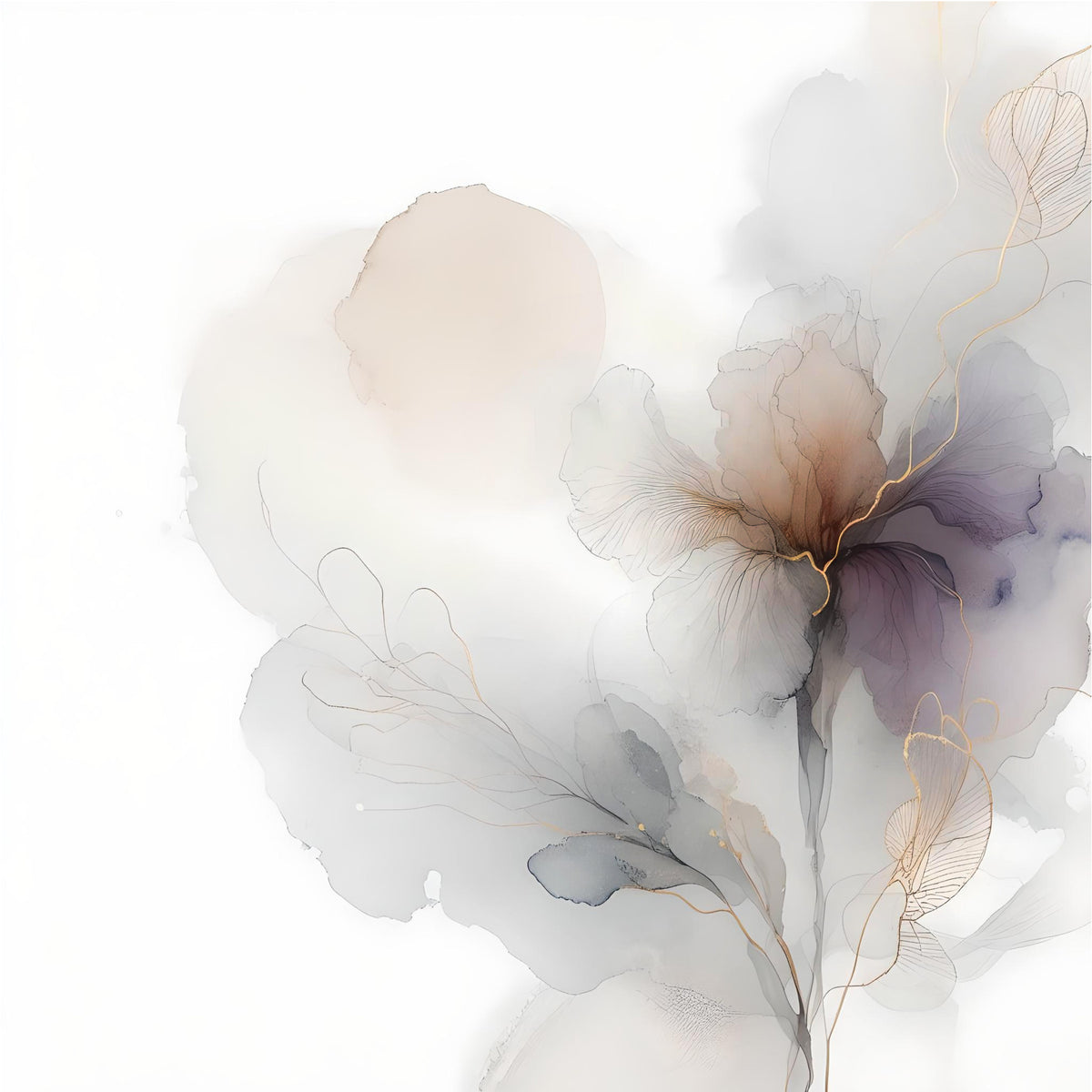Golden Vein Botanica Wall Mural