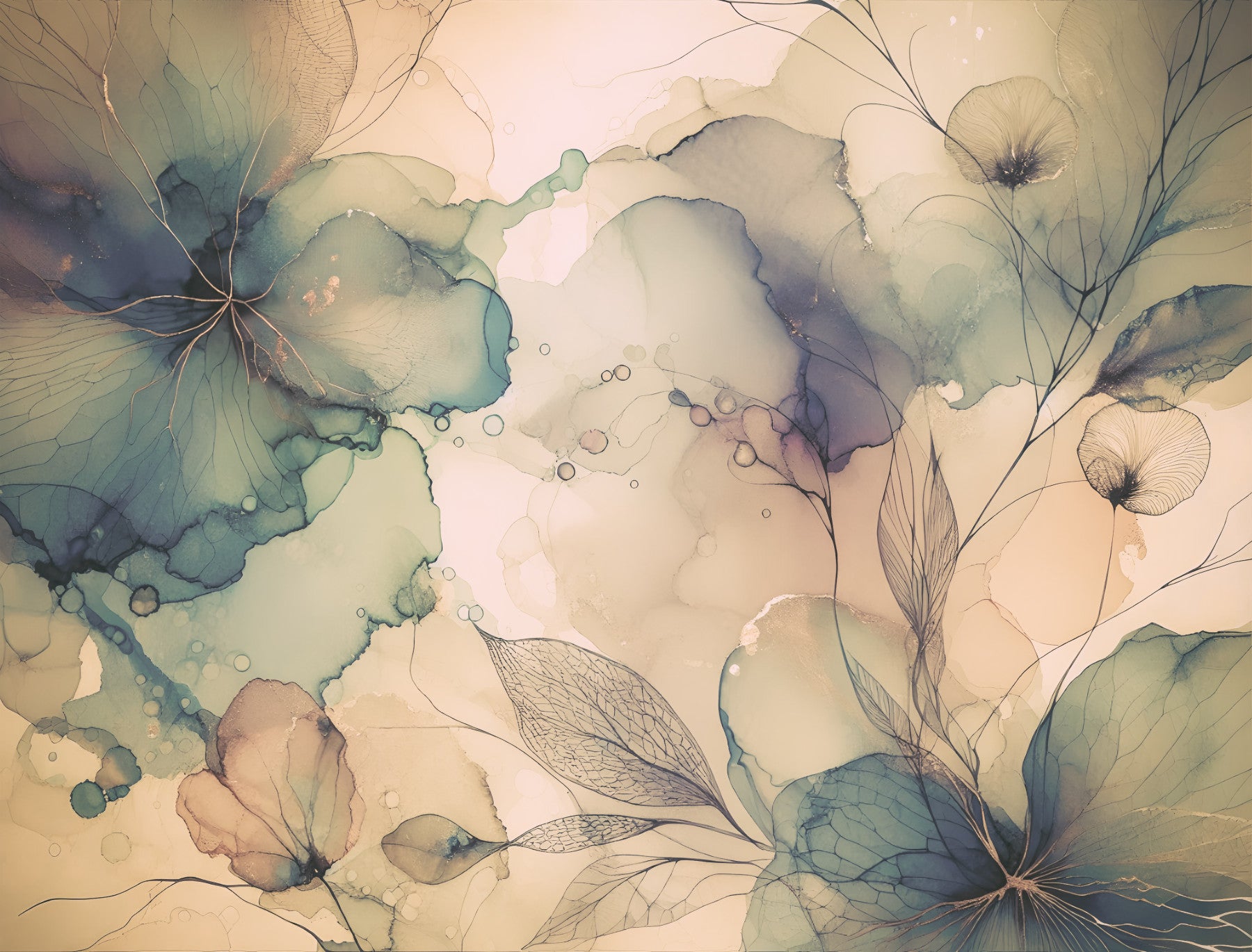 Floral Dreams Wall Mural