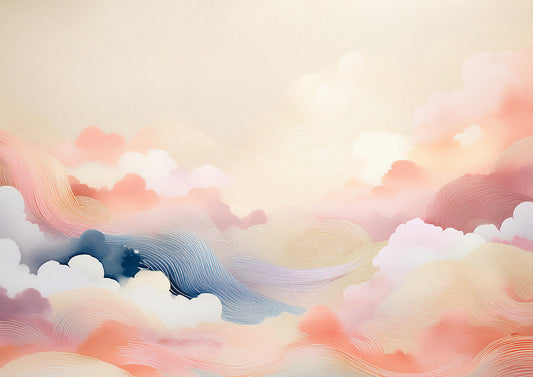 Blissful Skytones  Wall Mural