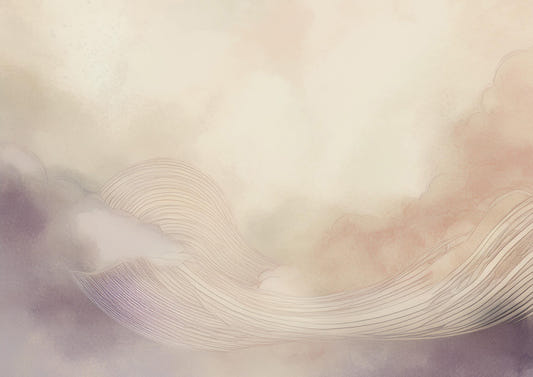 Gentle Cloud Drift Wall Mural