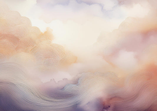 Pastel Cloud Dreamscape Wall Mural