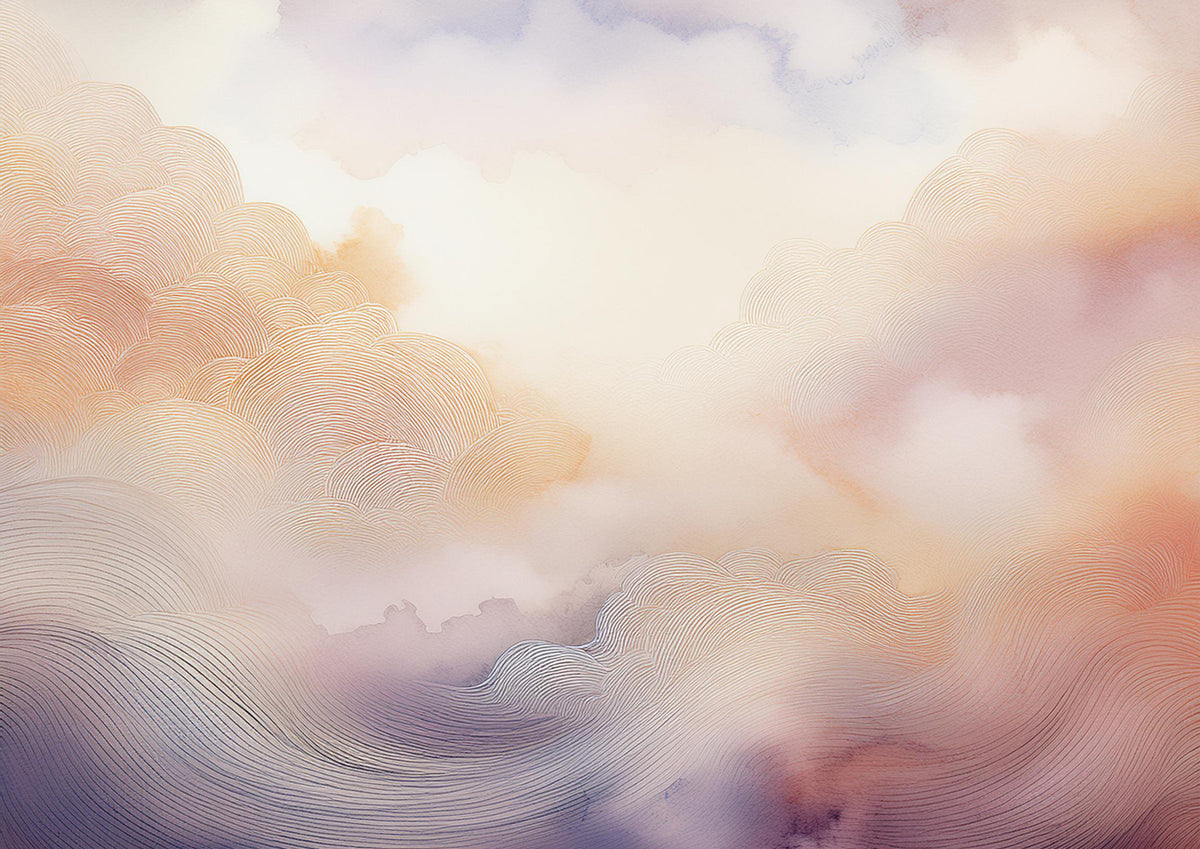 Pastel Cloud Dreamscape Wall Mural