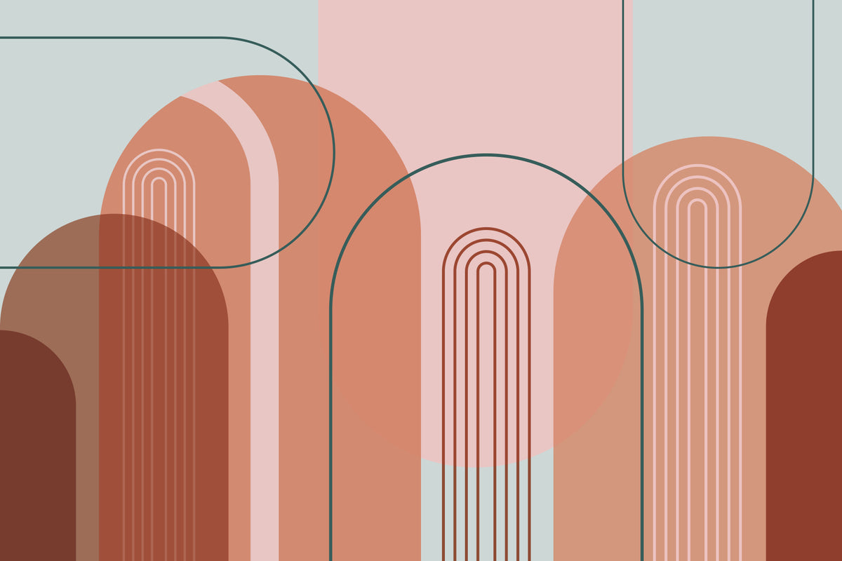 Modern Archways Wall Mural
