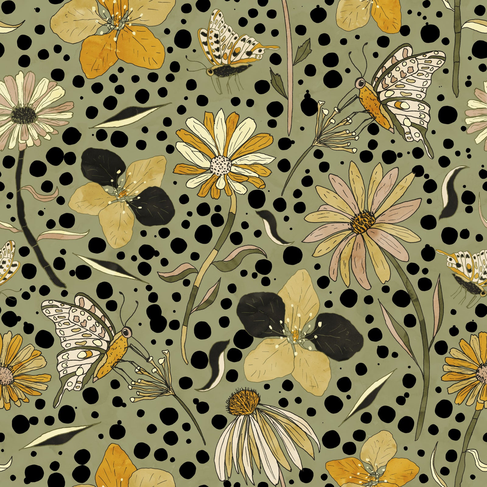 Secret Butterfly Garden Wallpaper⁠