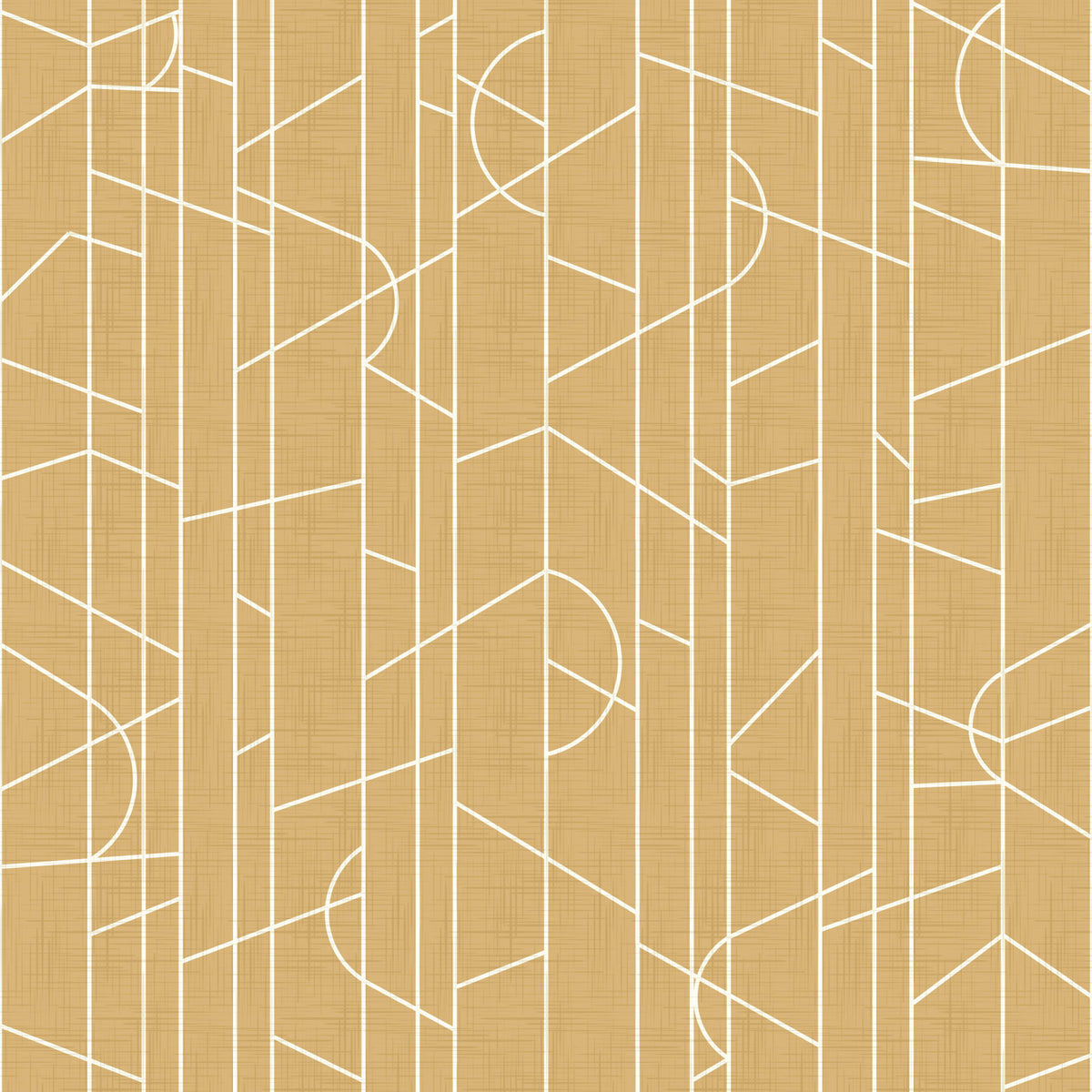 Elegant Lines Decor Honey Canvas Wallpaper⁠