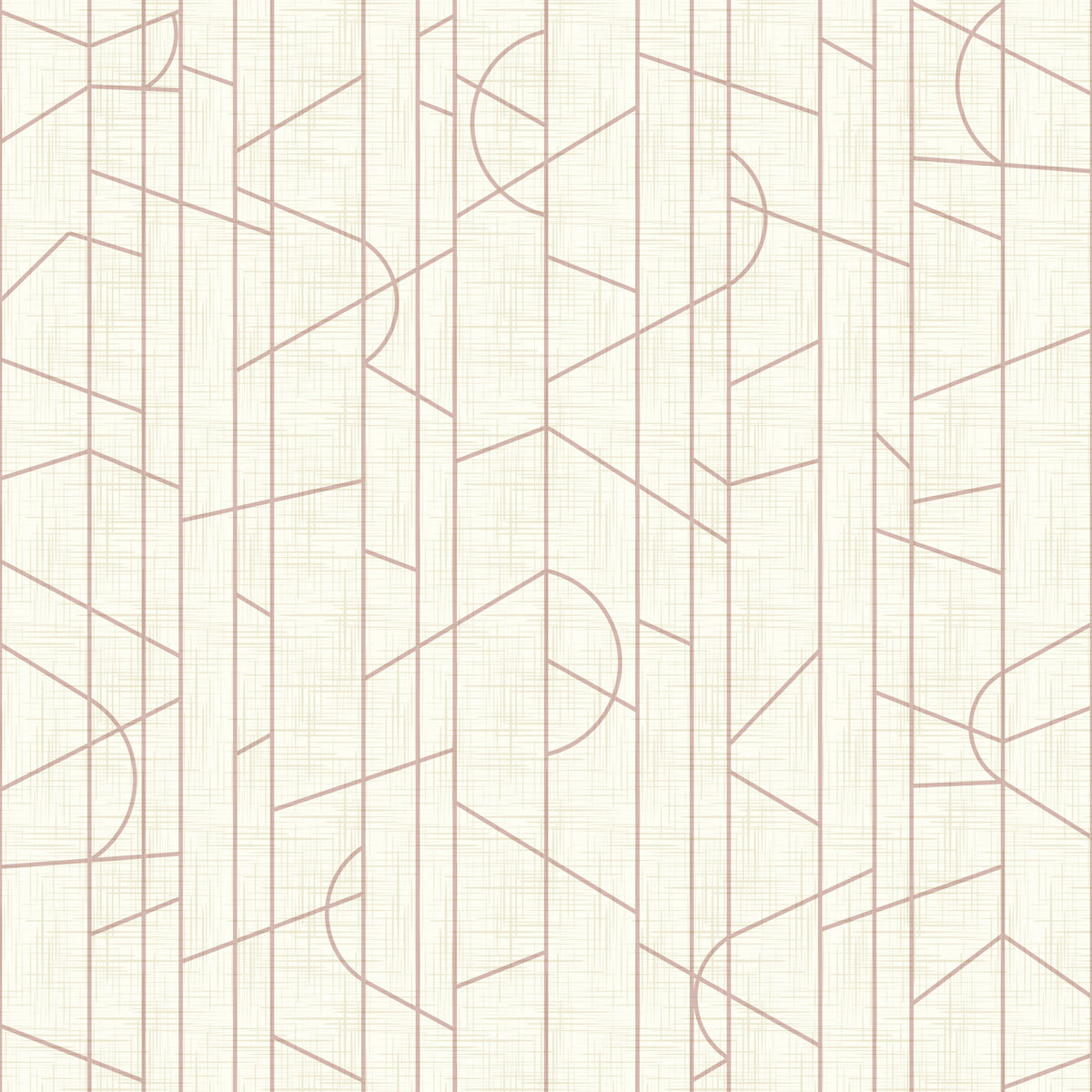 Elegant Lines Decor Bright Rosy Wallpaper⁠ in your room — zoomed
