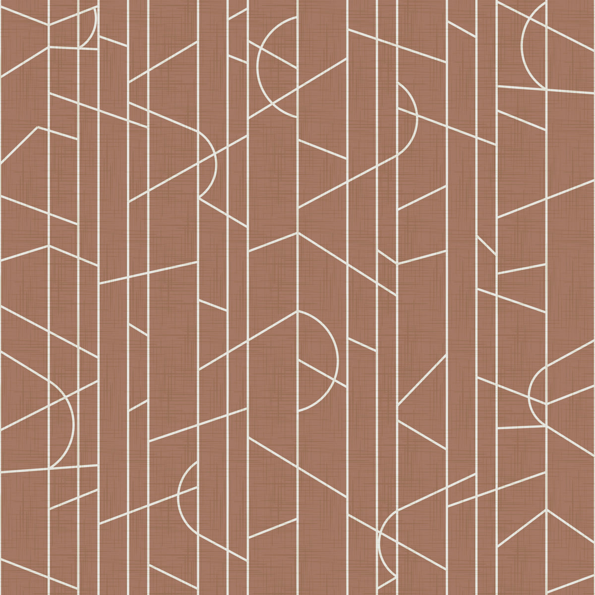 Elegant Lines Decor Mocha Mousse Canvas Wallpaper⁠ in your room — zoomed