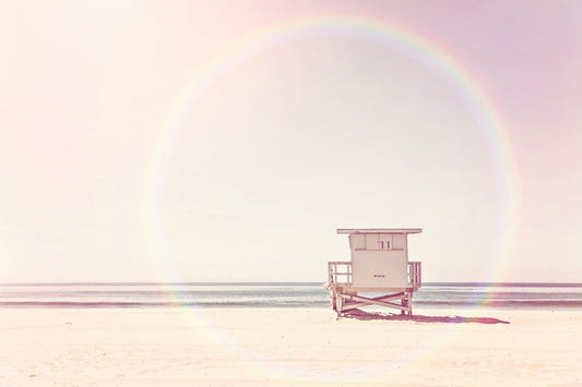 Pastel Beach Dream Wall Mural