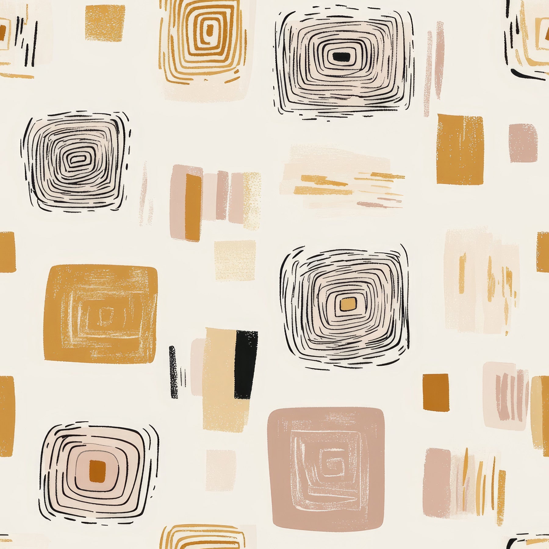 Geometric harmony pattern Wallpaper⁠
