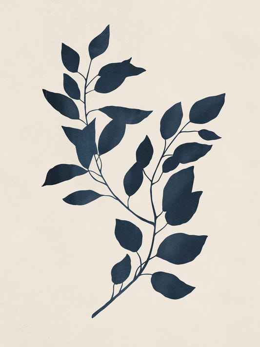 Botanical Silhouette Wall Mural