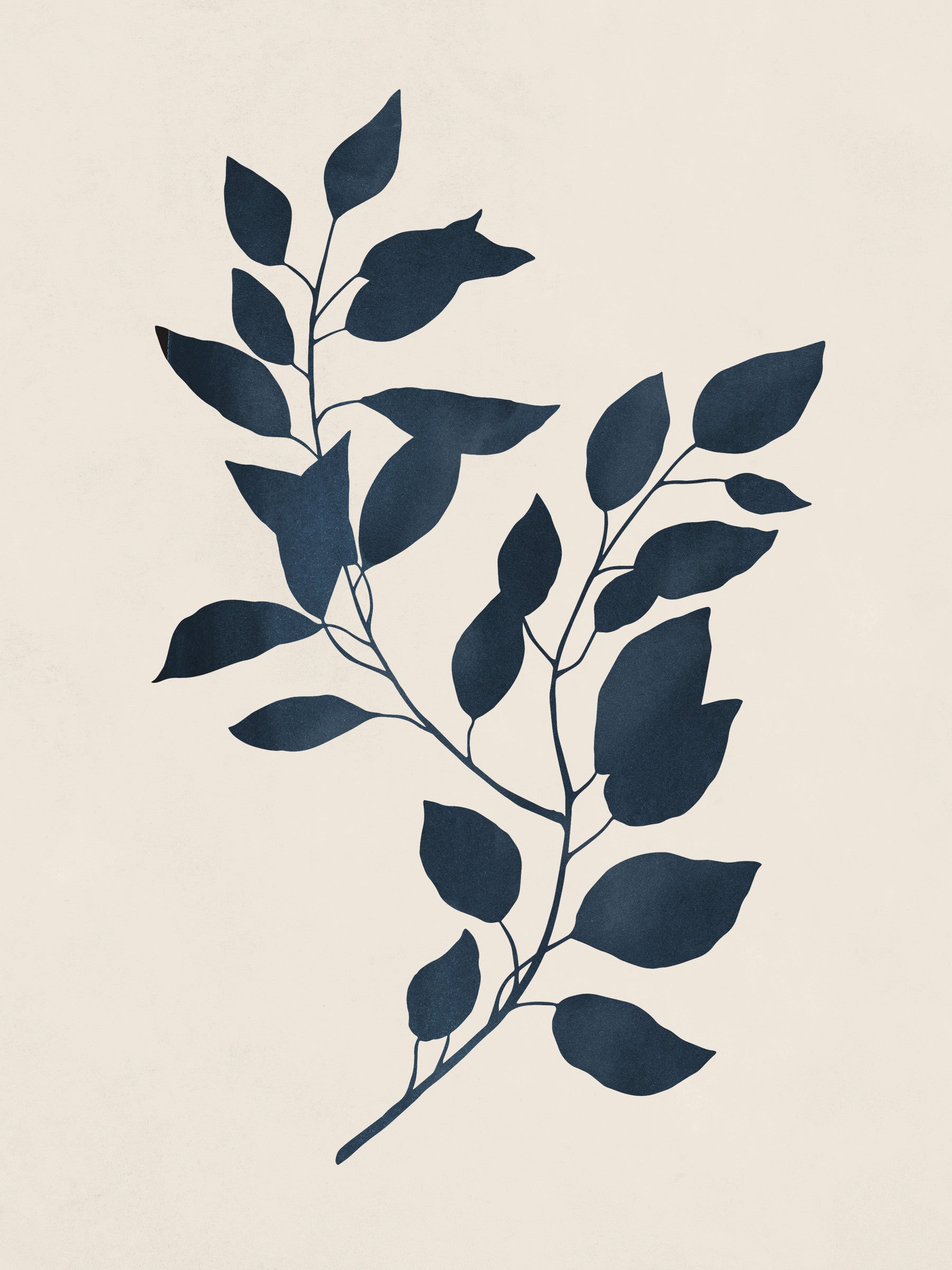 Botanical Silhouette Wall Mural