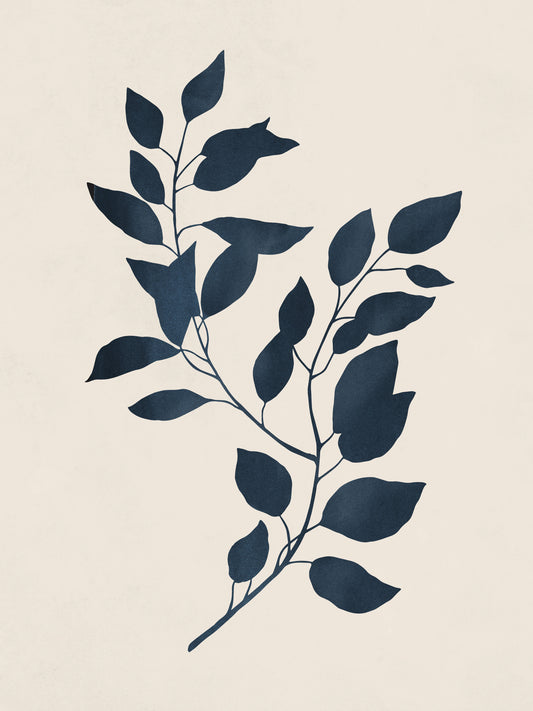 Botanical Silhouette Wall Mural