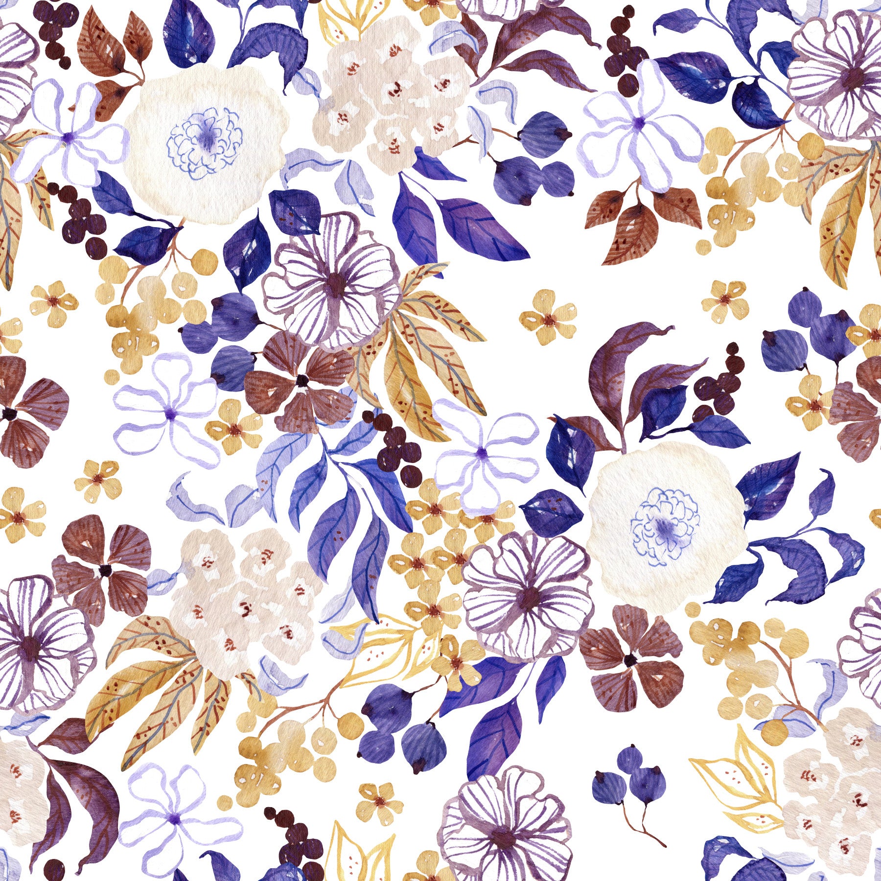 Subtle Botanical Dreams Wallpaper⁠