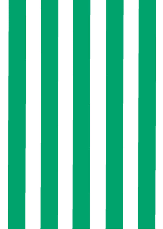 Jade Green Classic Stripes Wallpaper⁠