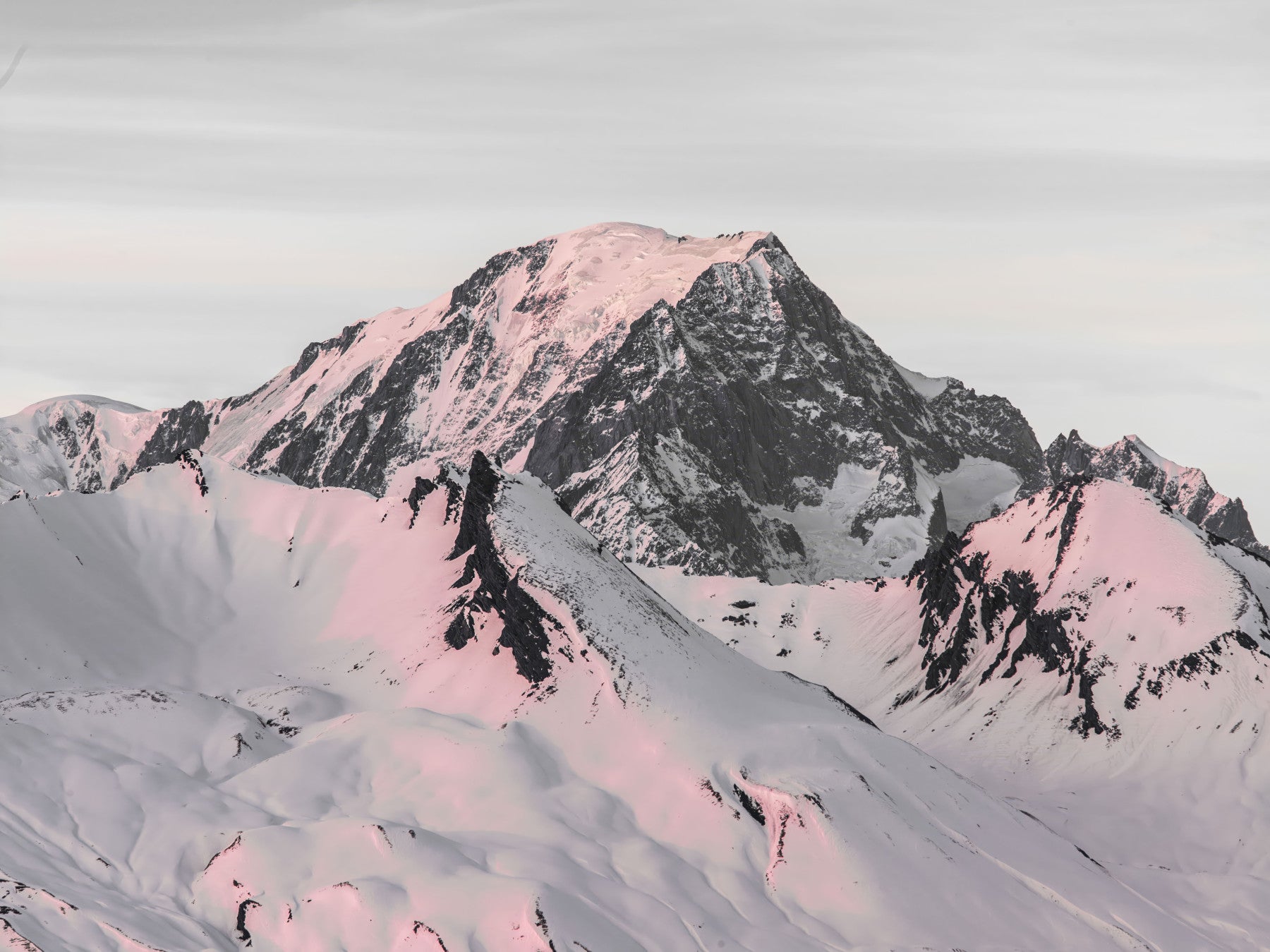 Snowcapped Mountain Wall Mural