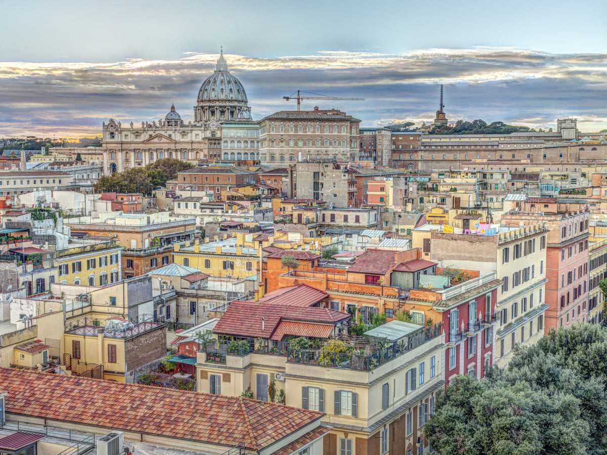 Vatican Cityscape Wall Mural in your room — zoomed