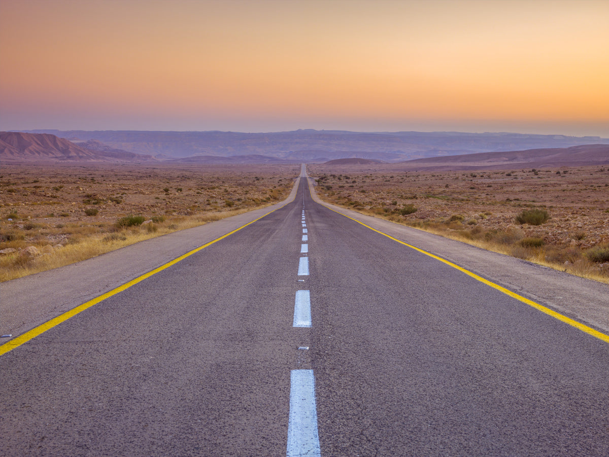 Long Highway Wall Mural