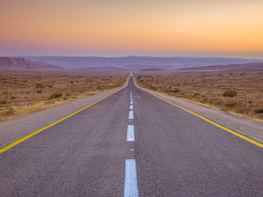 Long Highway Wall Mural