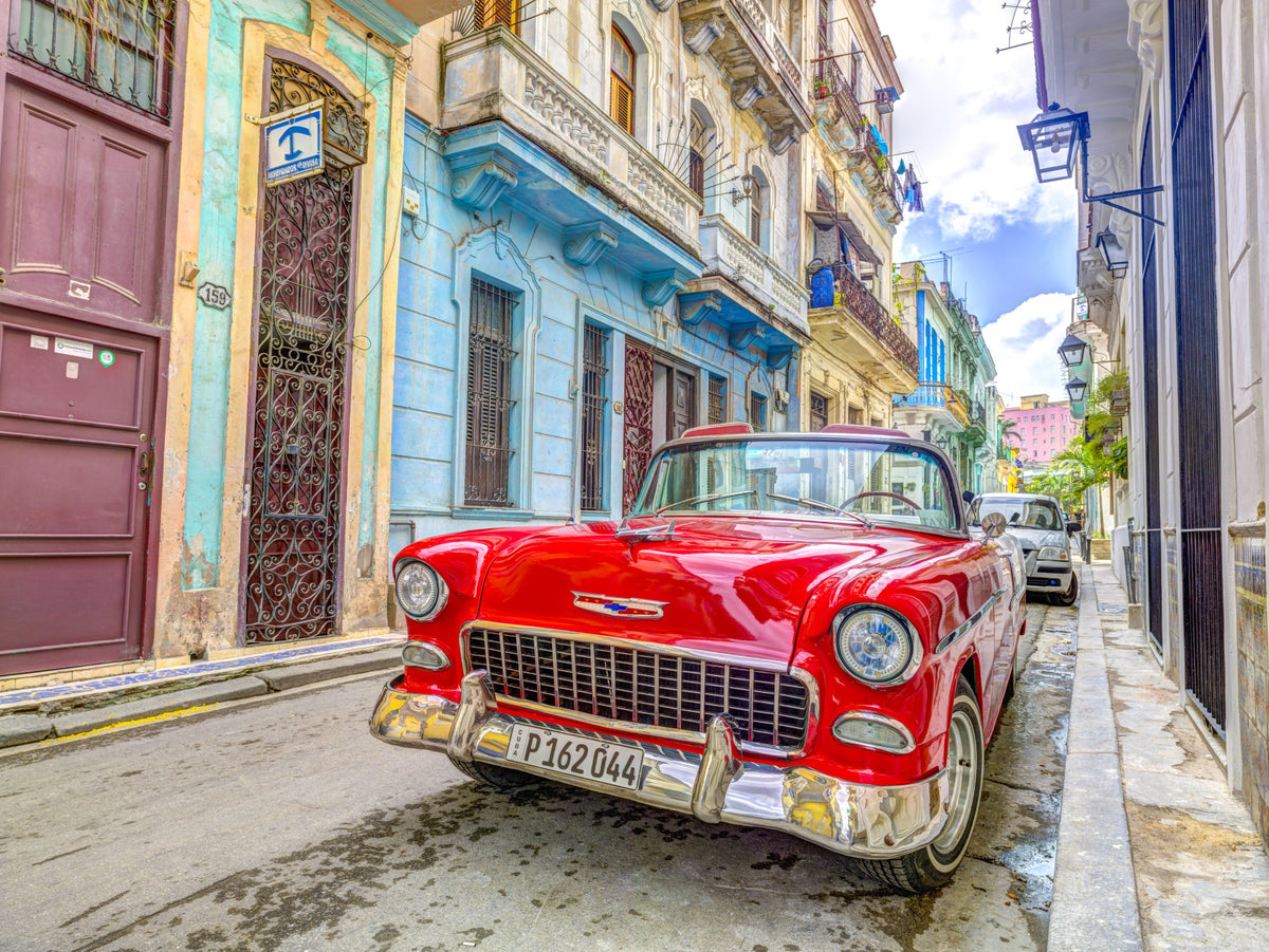 Cuban Cruise Wall Mural in your room — zoomed