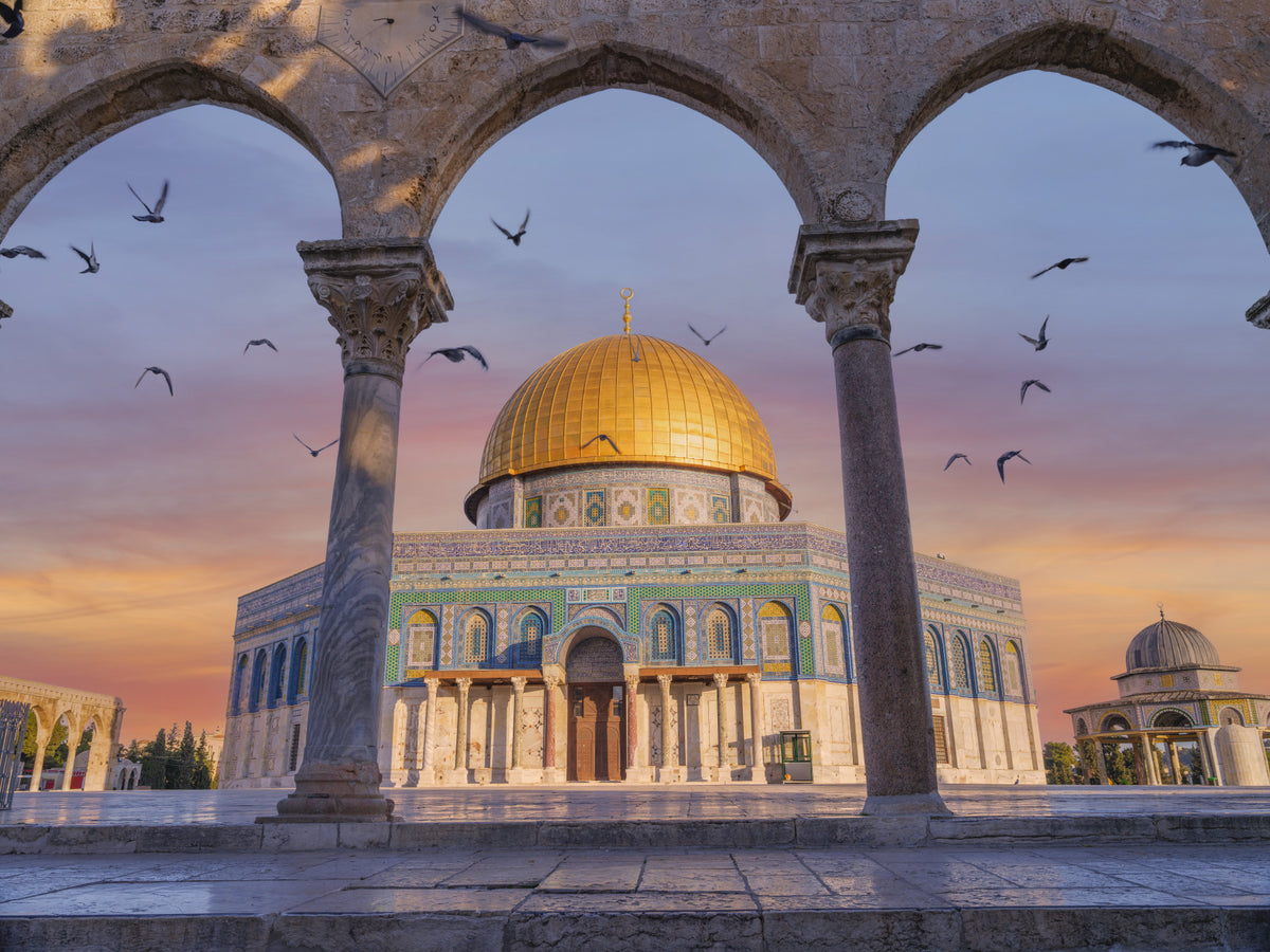 Ancient Architecture and Modern Faith Wall Mural