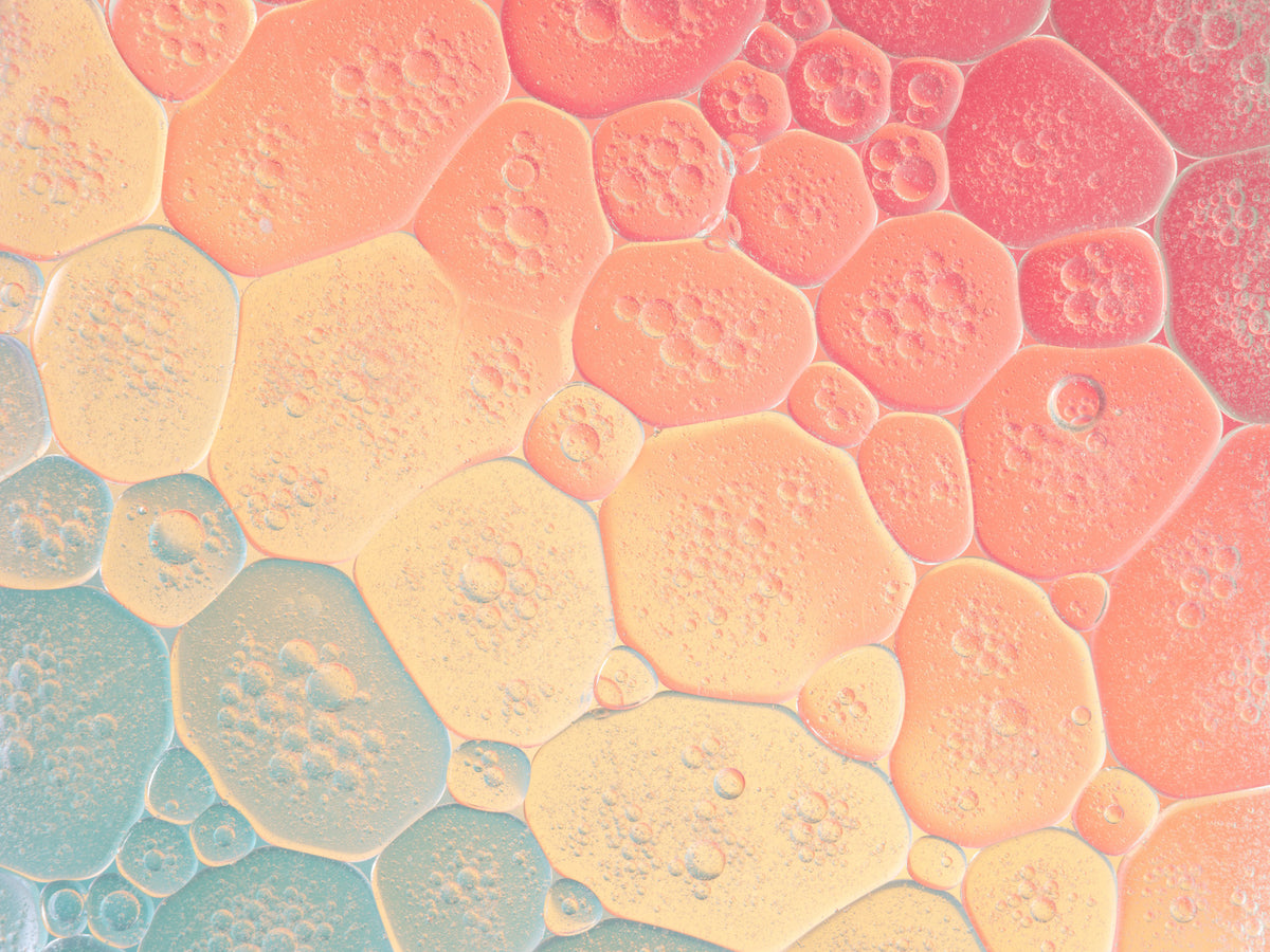 Bubbles Spectrum Wall Mural