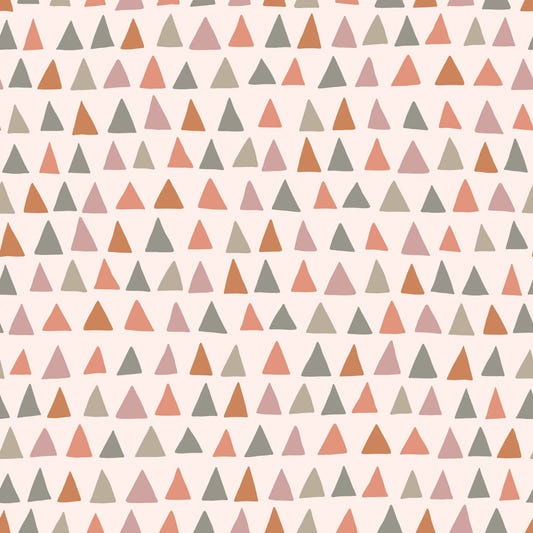Triangle Multicolor Woodland Wallpaper⁠