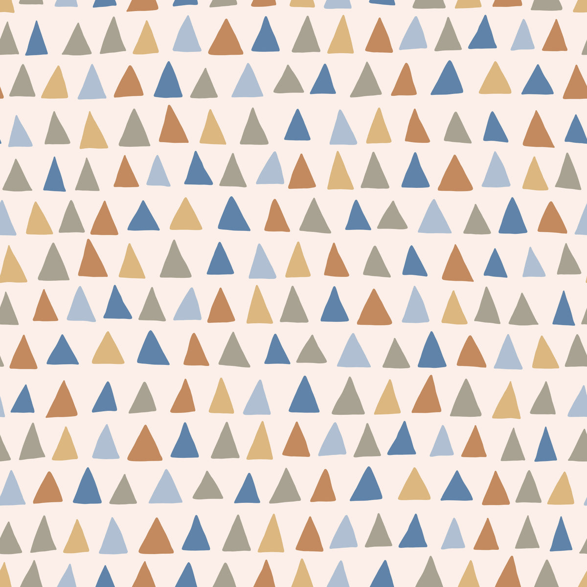 Triangle Multicolor Boho  Wallpaper⁠ in your room — zoomed