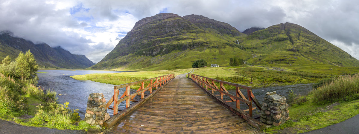 Highland Bridge to Serenity Wall Mural