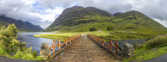 Highland Bridge to Serenity Wall Mural