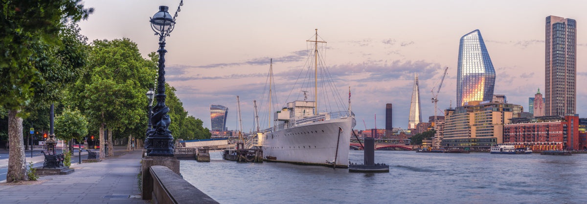 London by the River Wall Mural