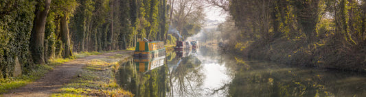 English Canal Dreams Wall Mural